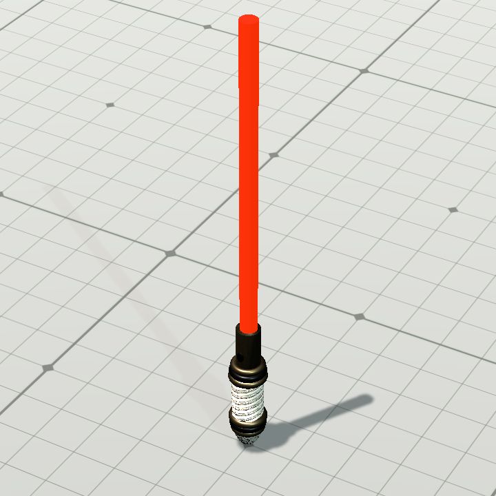 Light sword vert red