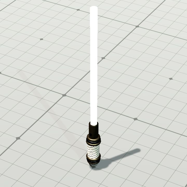 Light sword vert white