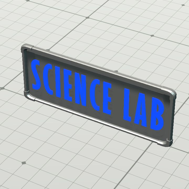 Signs - science lab