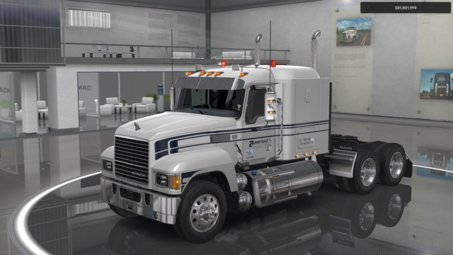 Bumstead Trucking Skin for the SCS Mack Pinnacle. All Cabs