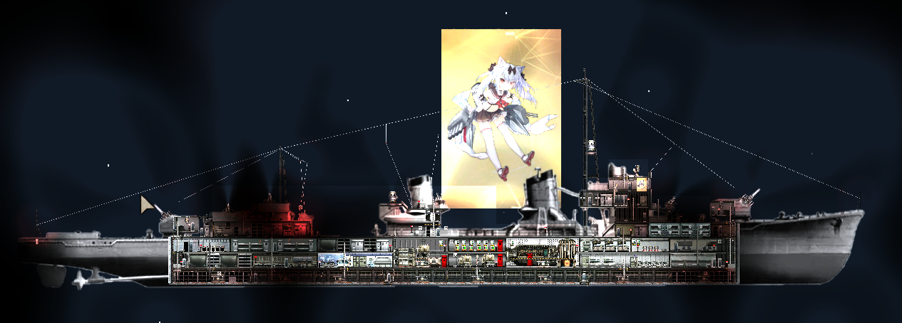 Yukikaze and Saratoga – Barotrauma Mod