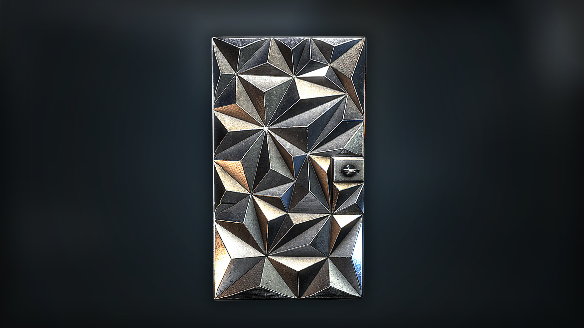 Facet Sheet Metal Door