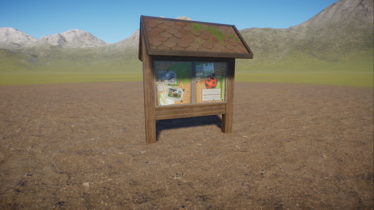 Rustic Information Board