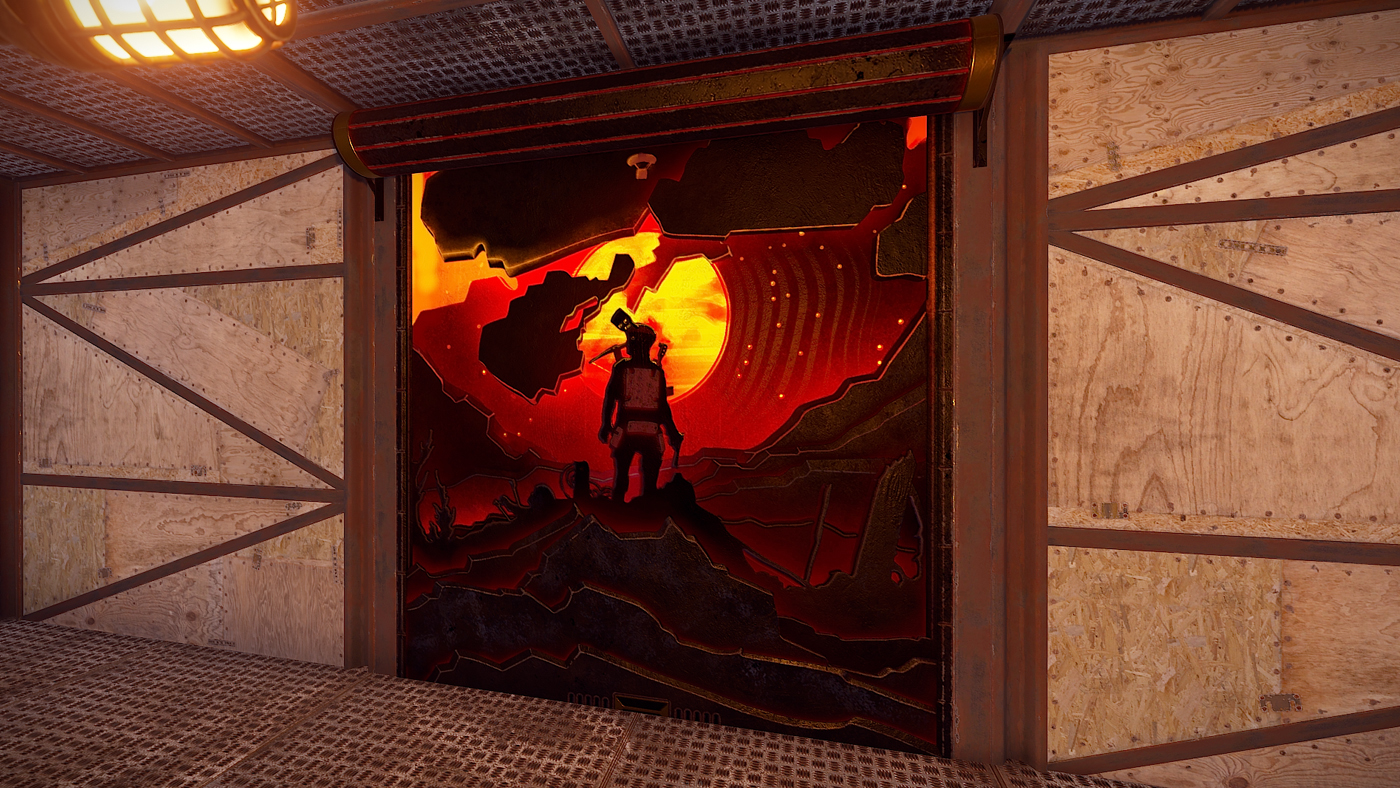 Shadowborn Garage Door