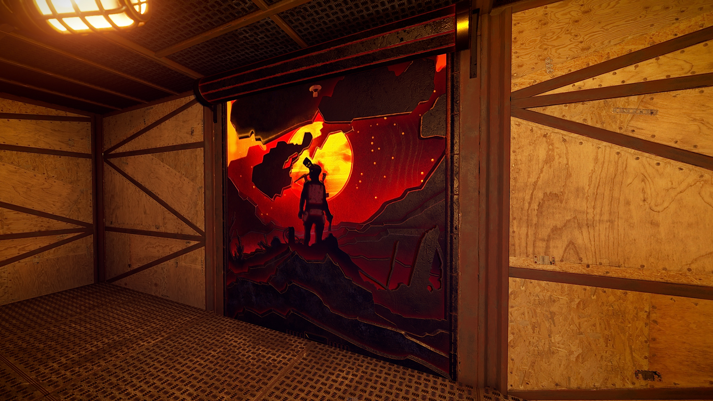 Shadowborn Garage Door