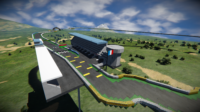 Le Mans Racetrack - Half size preview