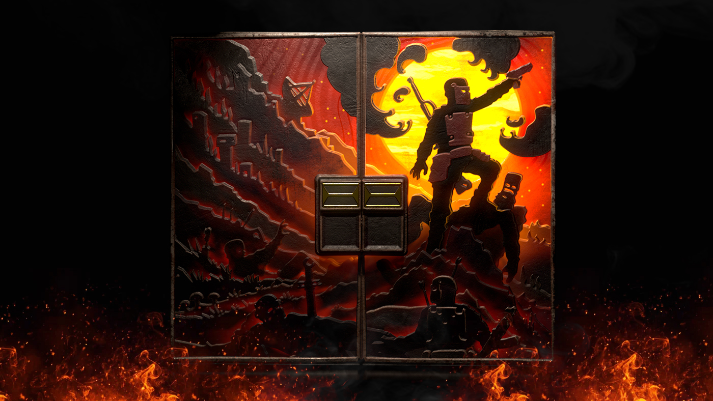 Shadowborn Metal Double Door