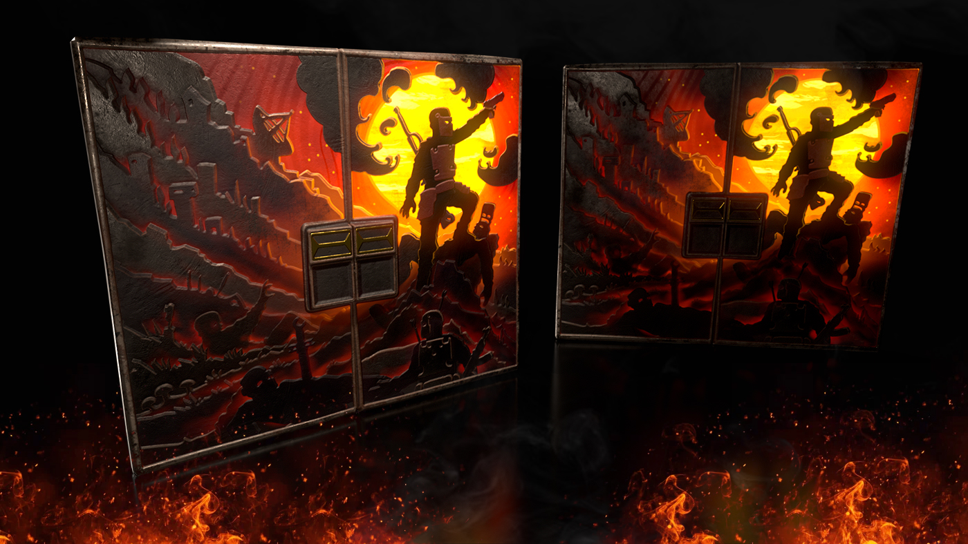 Shadowborn Metal Double Door