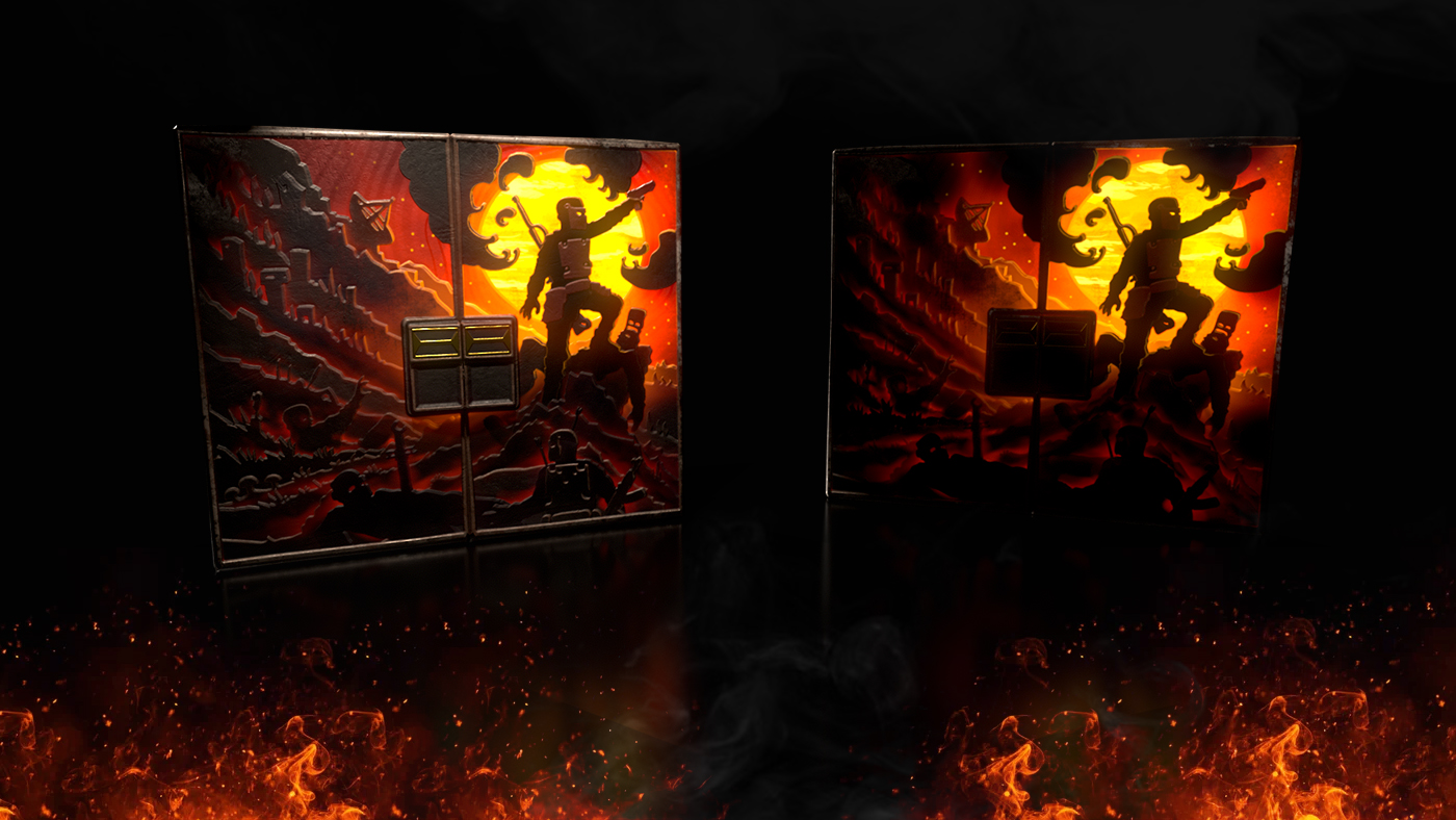Shadowborn Metal Double Door