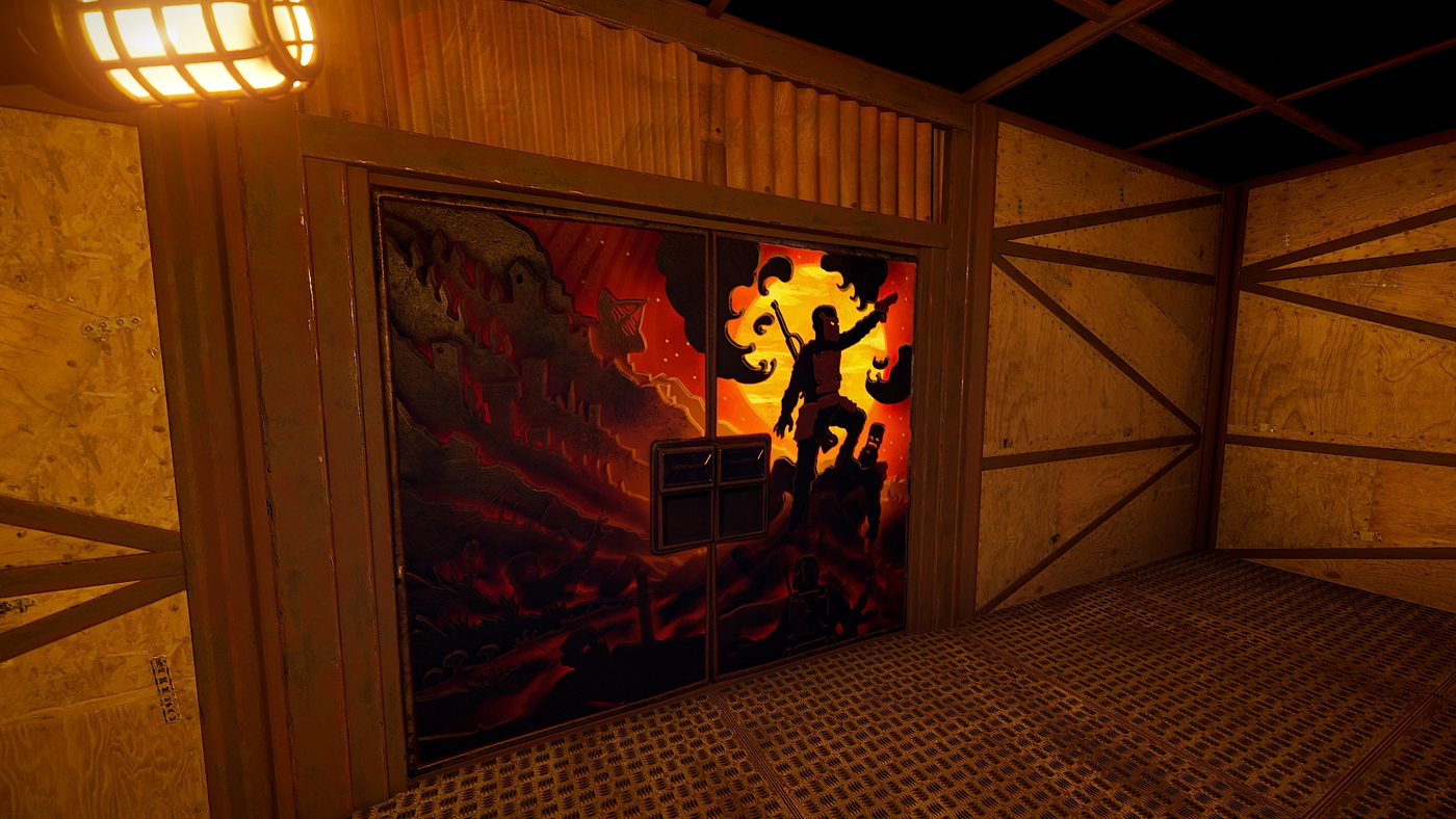 Shadowborn Metal Double Door