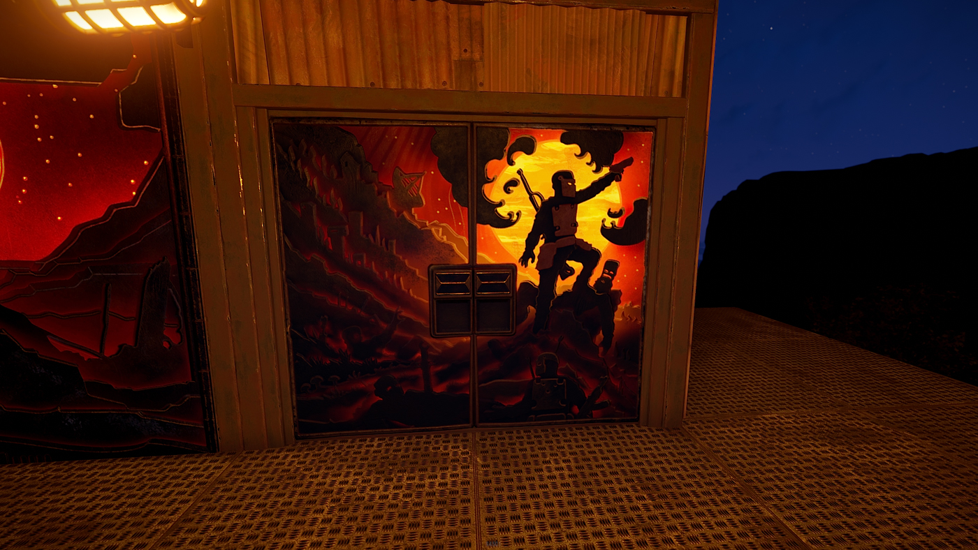 Shadowborn Metal Double Door