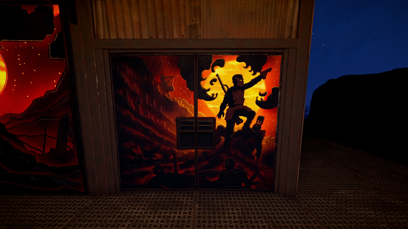 Shadowborn Metal Double Door