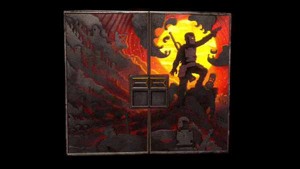 Shadowborn Metal Double Door
