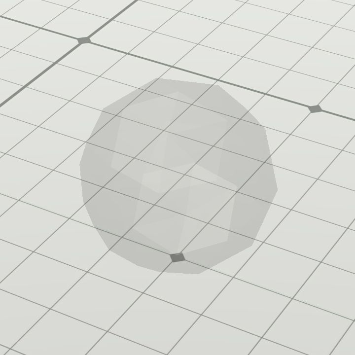 Crystal floating black