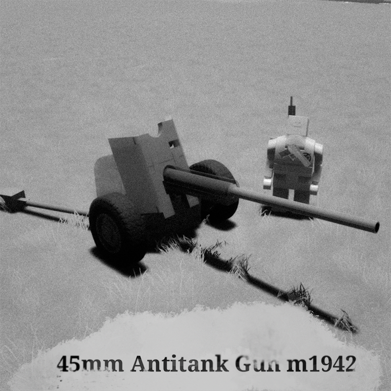 45mm m1942 Soviet Antitank Gun