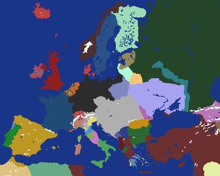 Europe - 1922 German Wins ww1