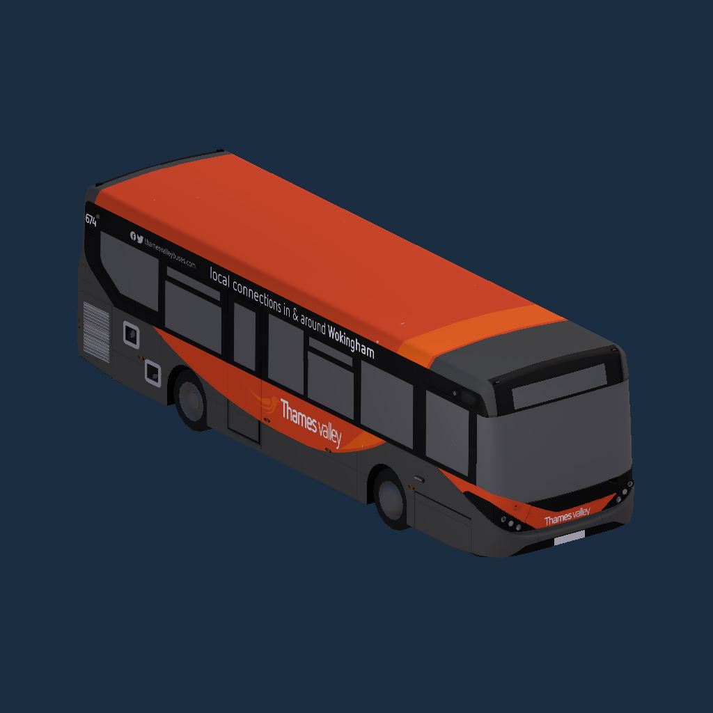 Thames Valley Buses 674 YX67 UYR Wokingham Livery