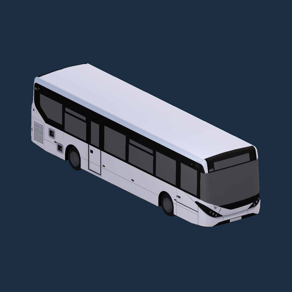 Thames Valley Buses 666 YX17 NLF Plain White
