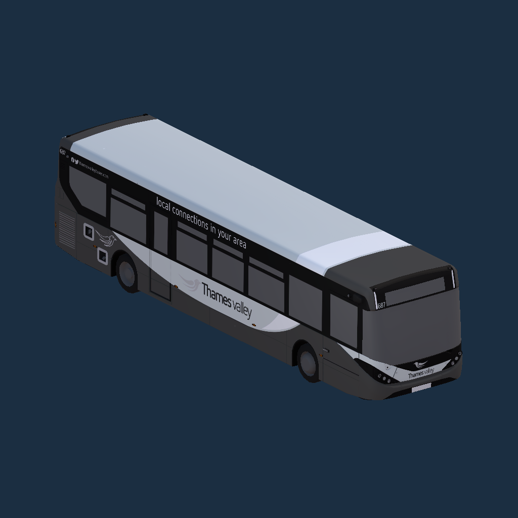 Thames Valley Buses 687 TV73 BUS TV Generic Livery