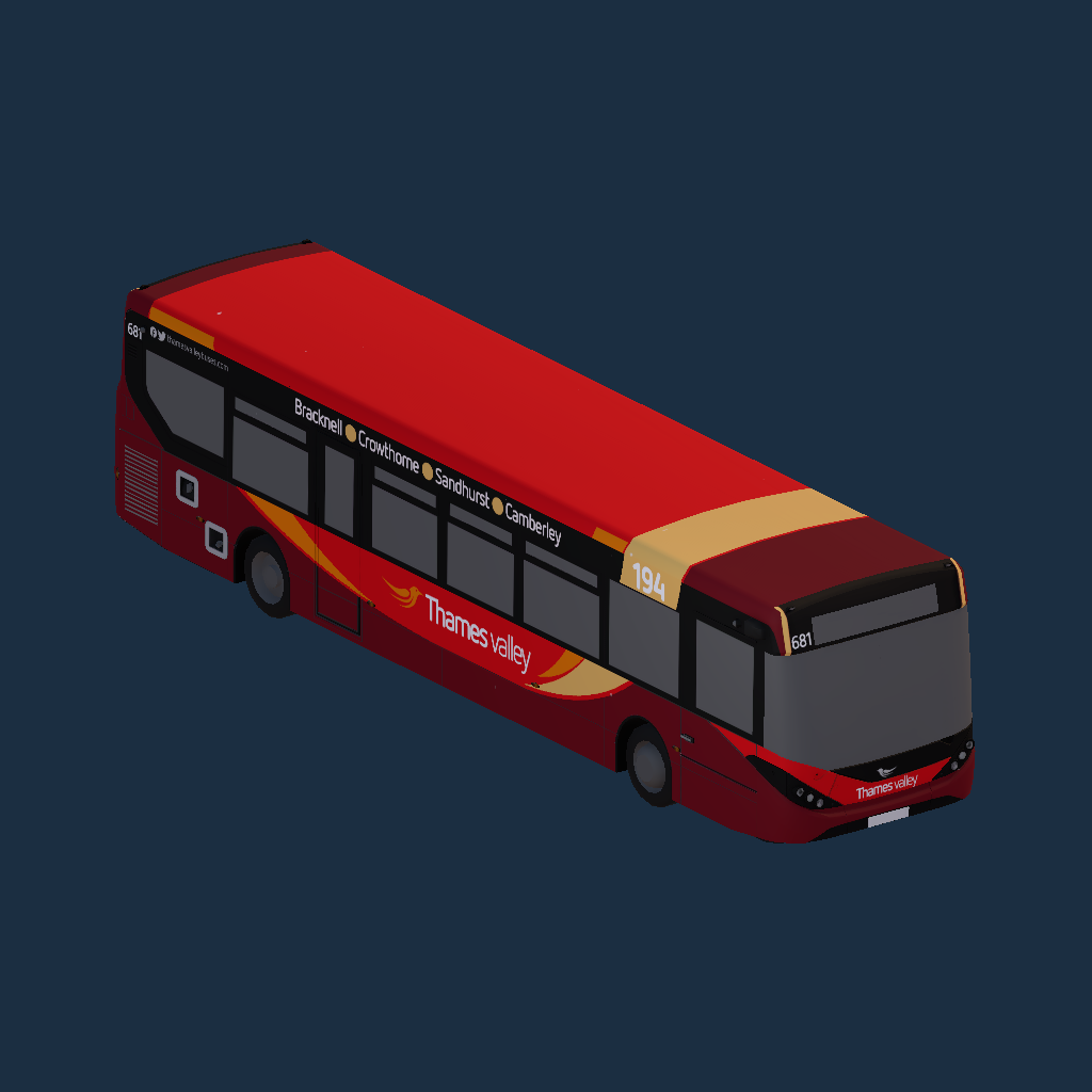 Thames Valley Buses 681 YX71 OJE 194 Livery