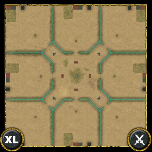 Simple flat XL 8 players v345 (remake)