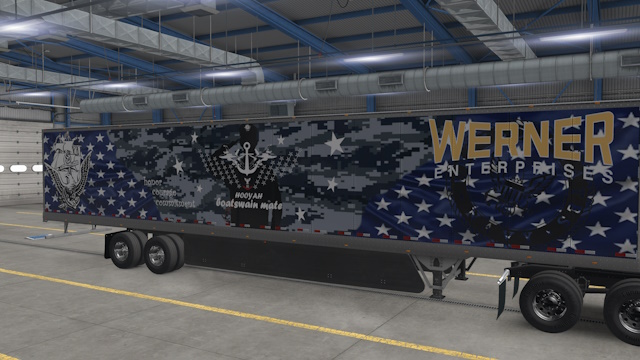 werner navy trailer