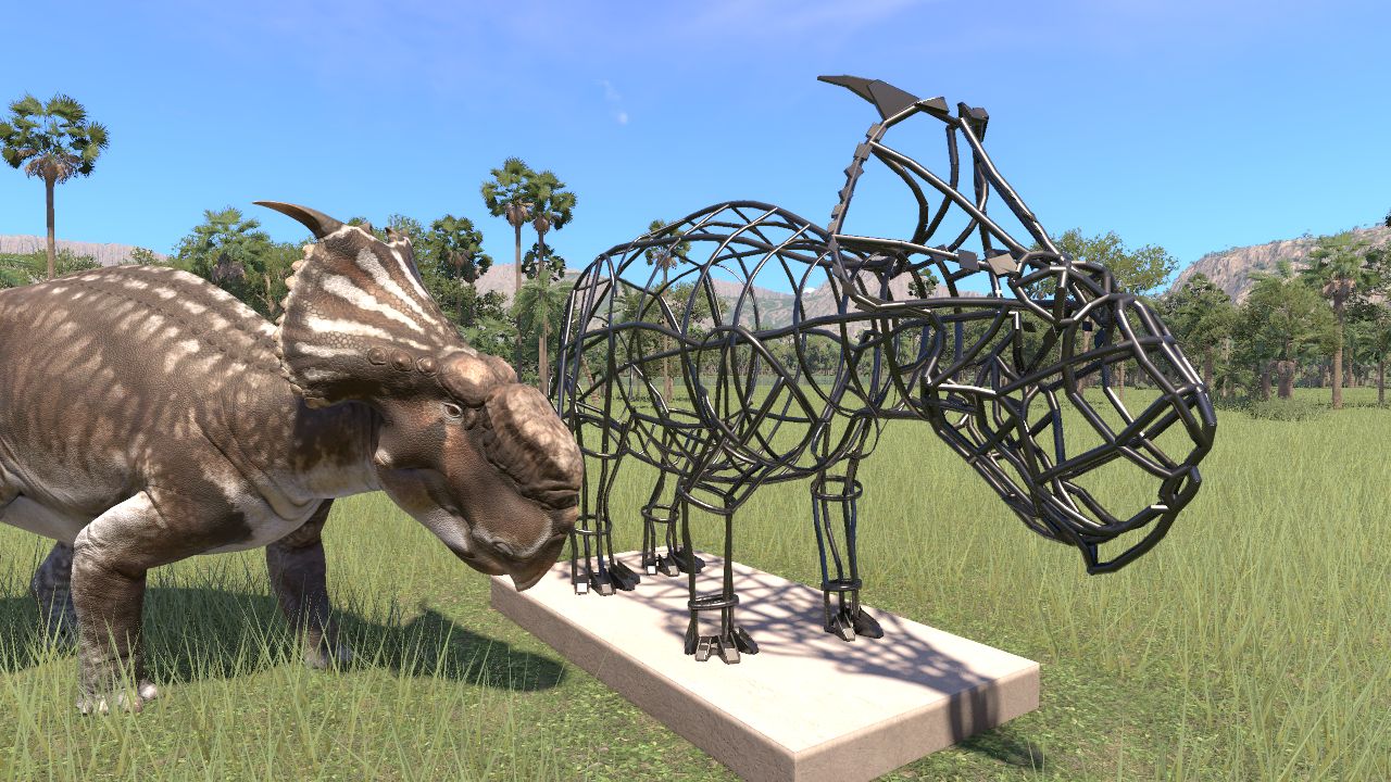 Pachyrhinosaurus Statue