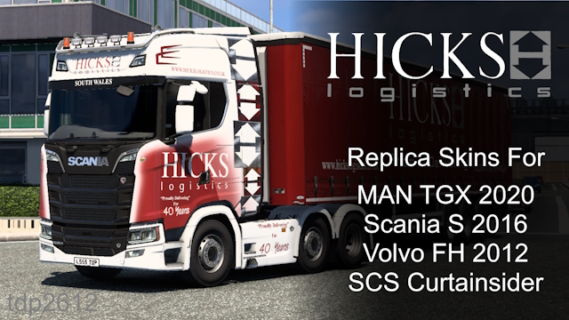 Hicks Logistics Replica Skins