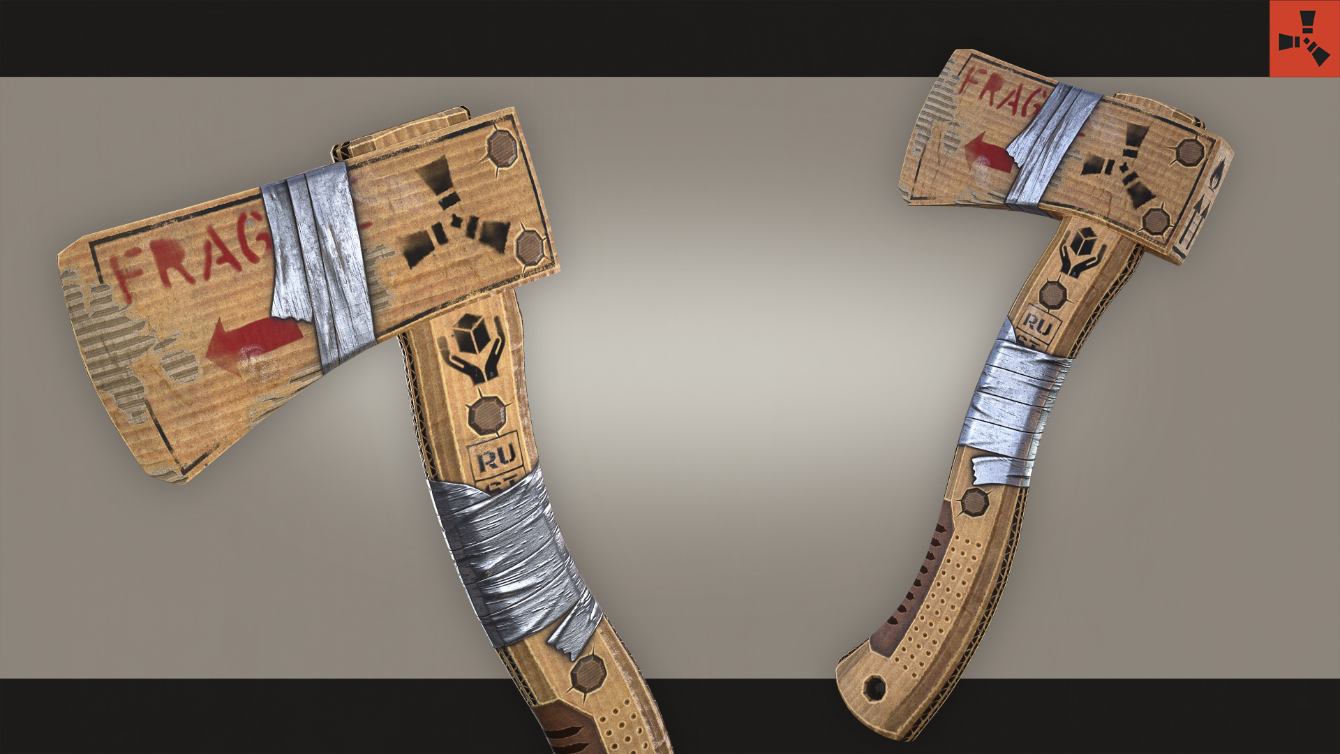 Cardboard Hatchet