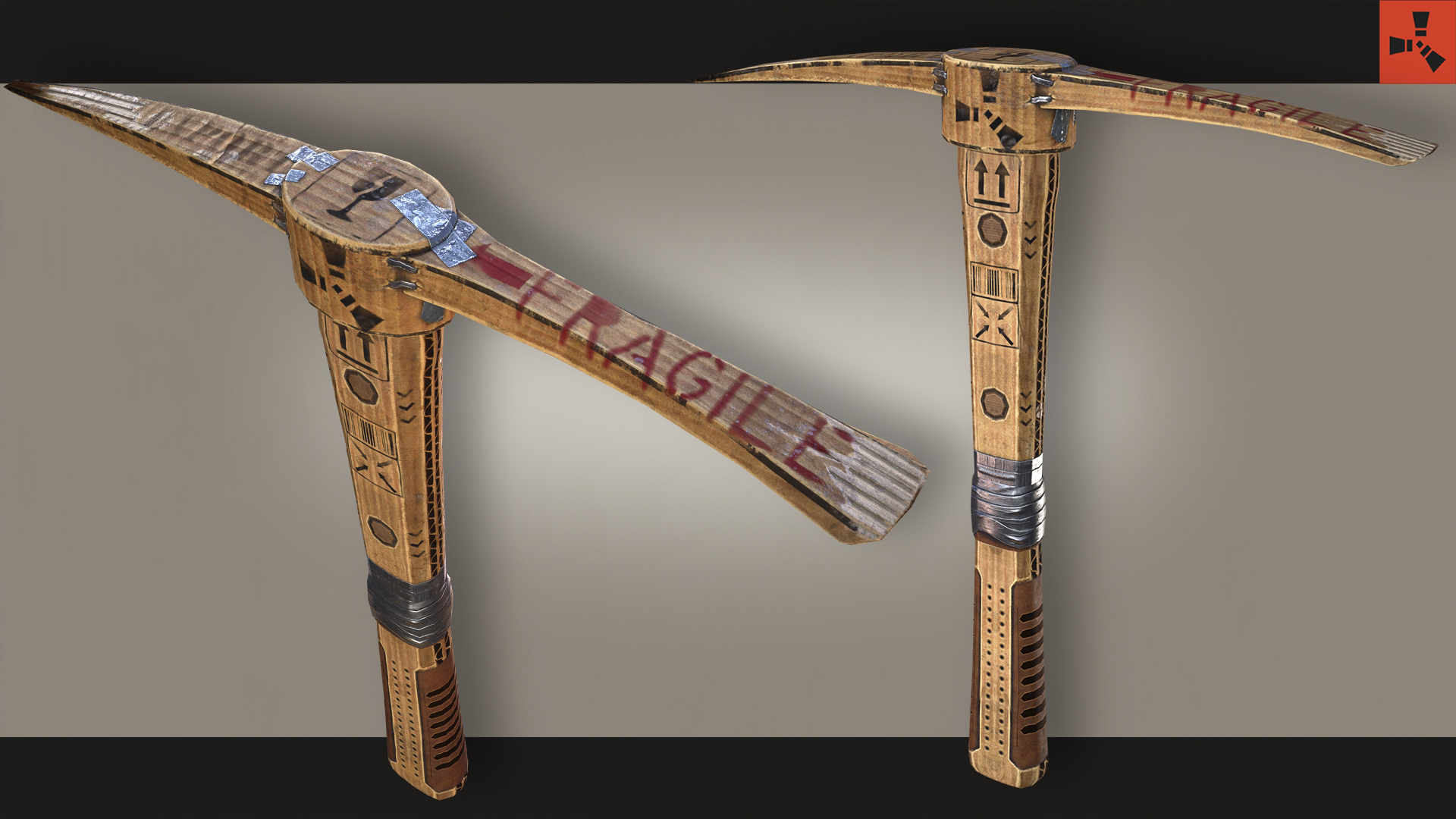 Cardboard Pickaxe