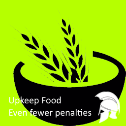 Even less food penalty (units upkeep)