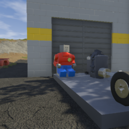 1L piston engine with clutch