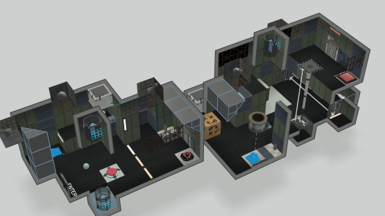 Old Aperture Science: Sphere 1, Test 1
