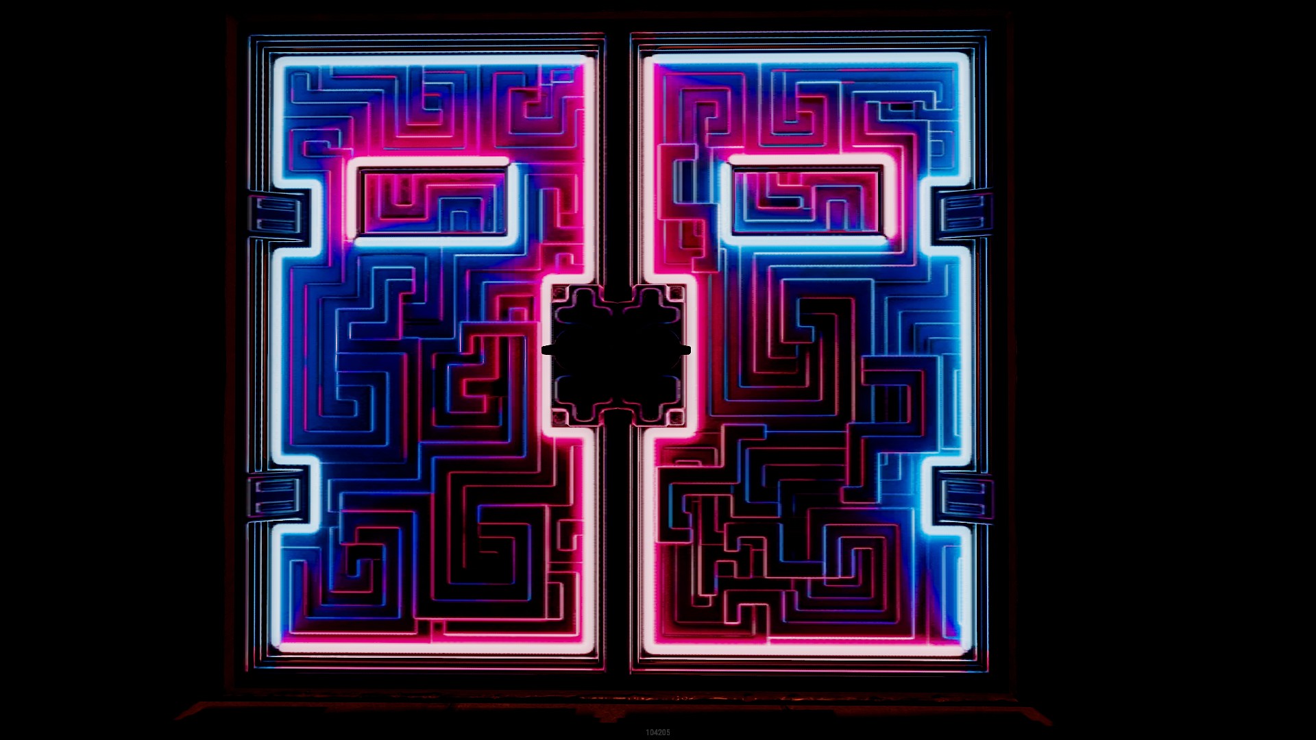 Neon Bismuth Armored Double Door