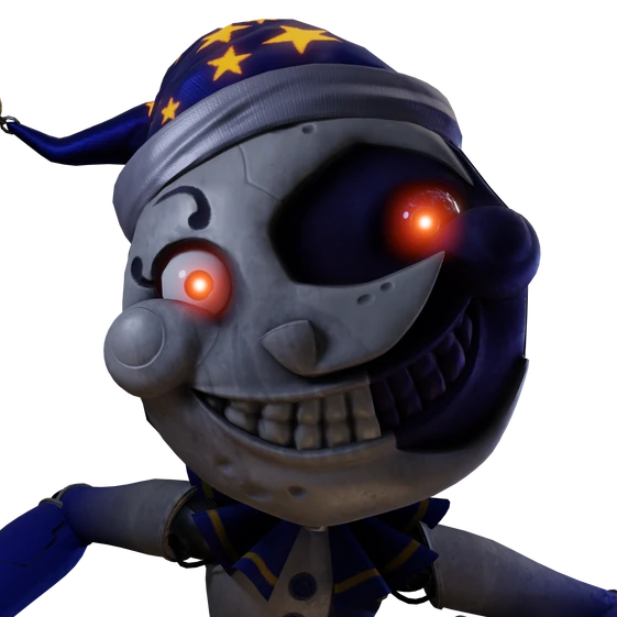 Moon (Security Breach) InfectionHUD Portrait - Nick