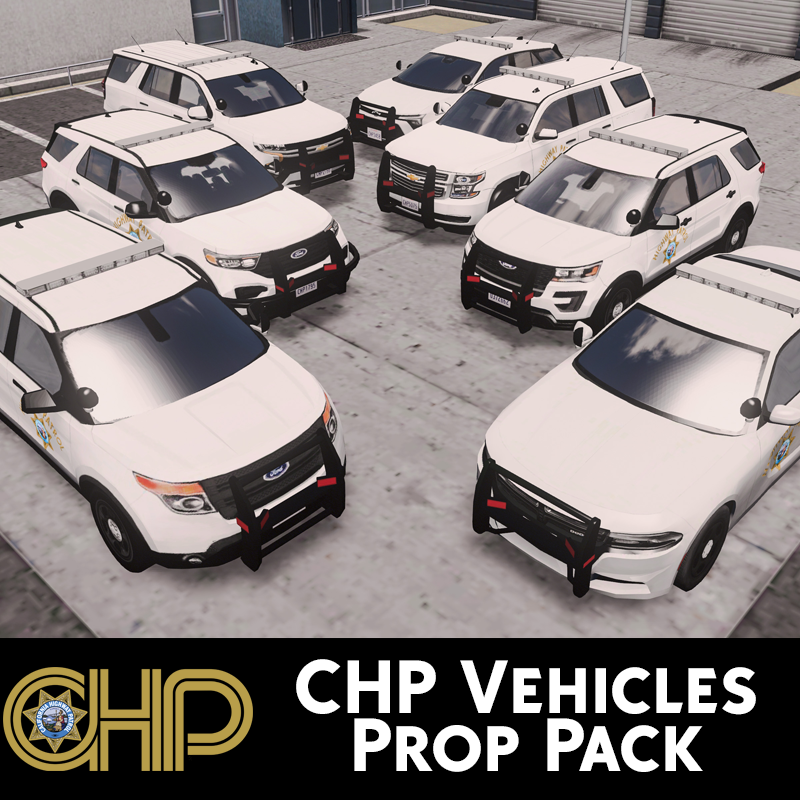 CHP White - Vehicles Prop Pack