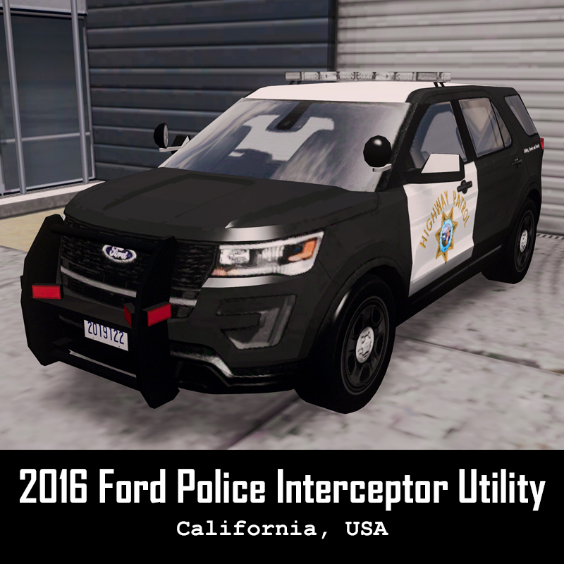 CHP - 2016 Ford Interceptor Utility
