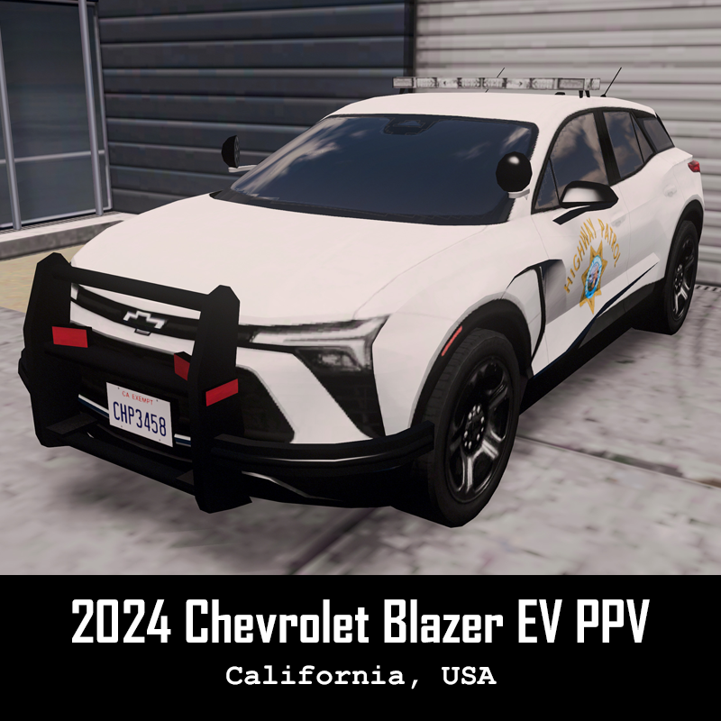 CHP White - 2024 Chevrolet Blazer EV