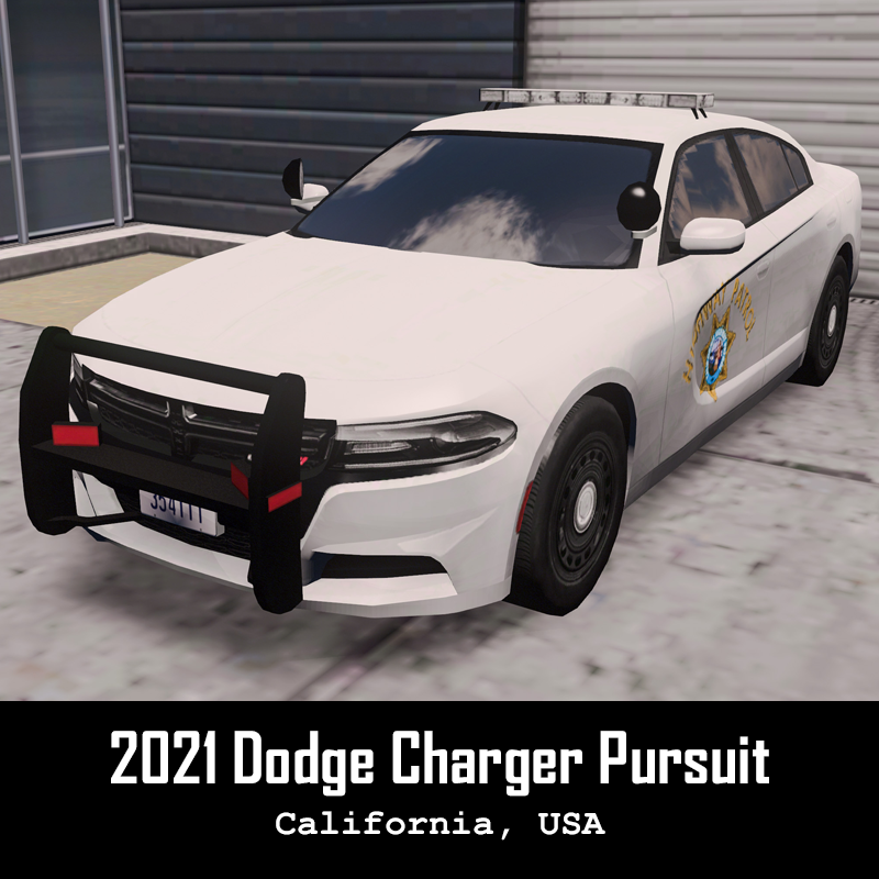 CHP White - 2021 Dodge Charger