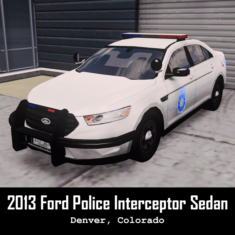 Denver PD - 2013 Ford Interceptor Sedan