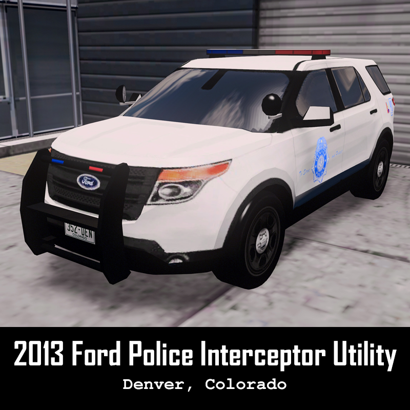 Denver PD - 2013 Ford Interceptor Utility