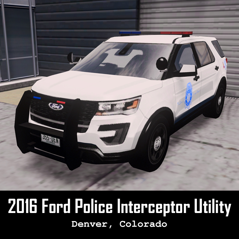 Denver PD - 2016 Ford Interceptor Utility