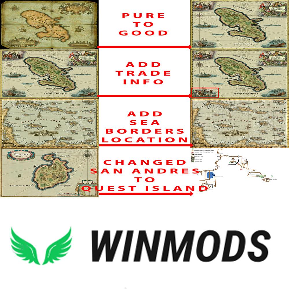 [ALL VERSION] MAPS reconstruction (trade info, pure to good, etc) WINMODS