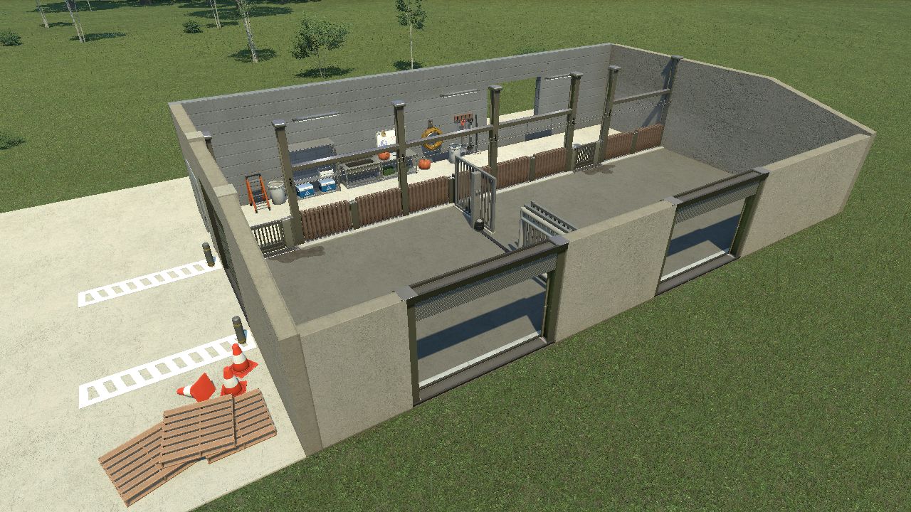Realistic Small Animal Shelter and Backstage shell
