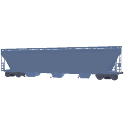 3 bay acf 4600 hopper Western Pacific