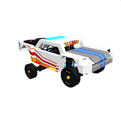 Offroad baja trophy truck rally racecar