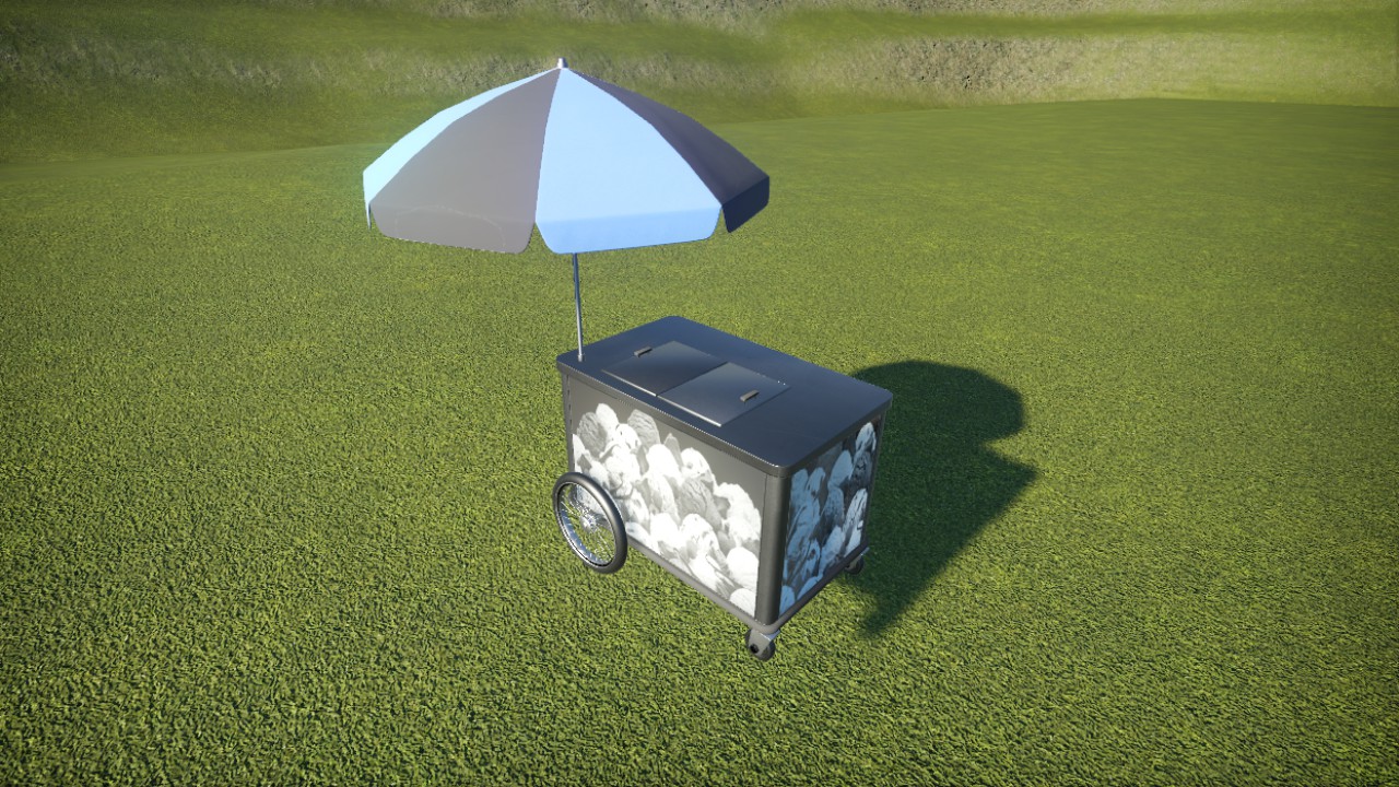 Ice Cream Vendor Cart V1