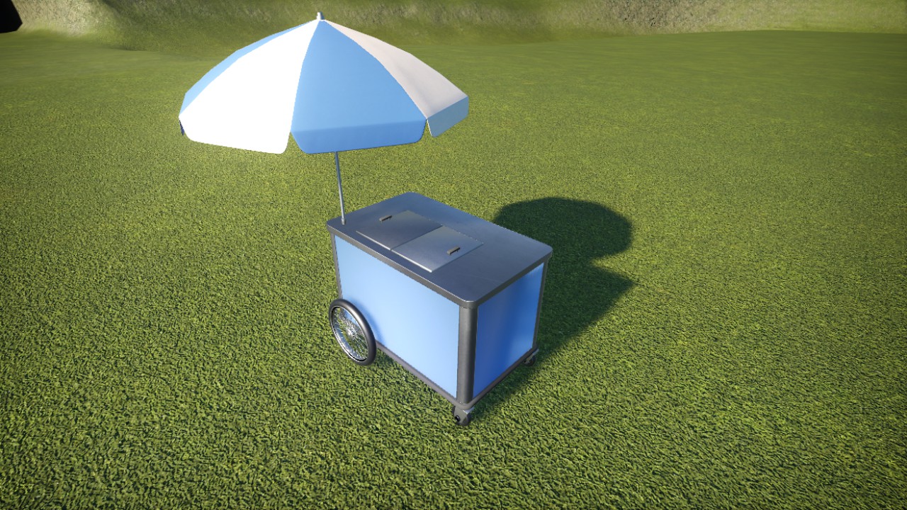 Ice Cream Vendor Cart V2