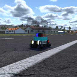 small ( Toy size ) Police Car