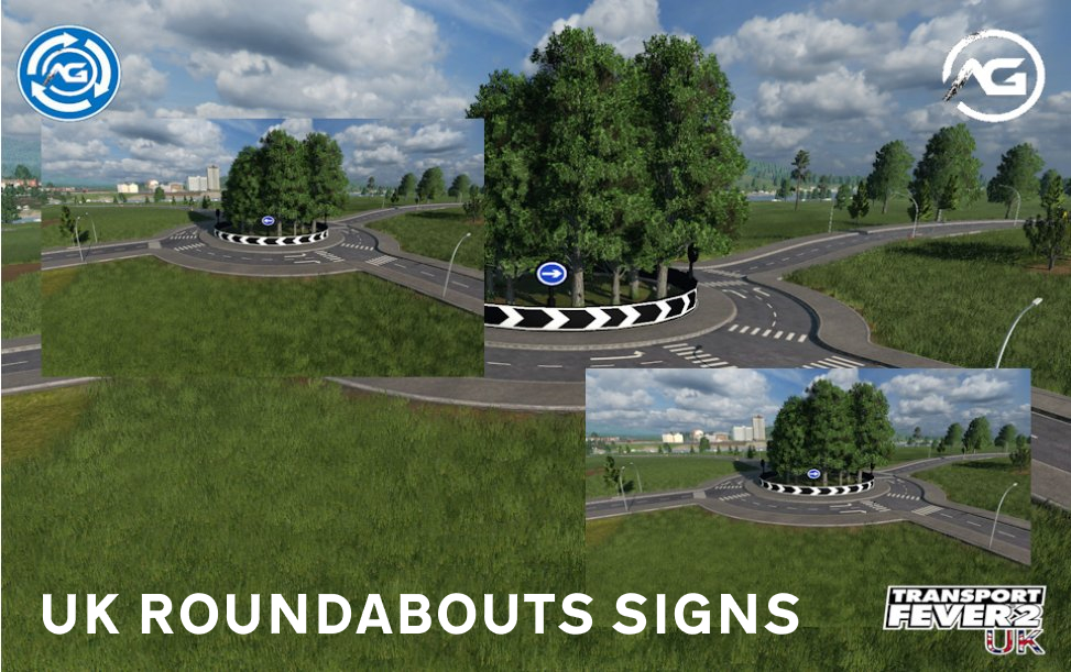 UK Roundabouts Signs
